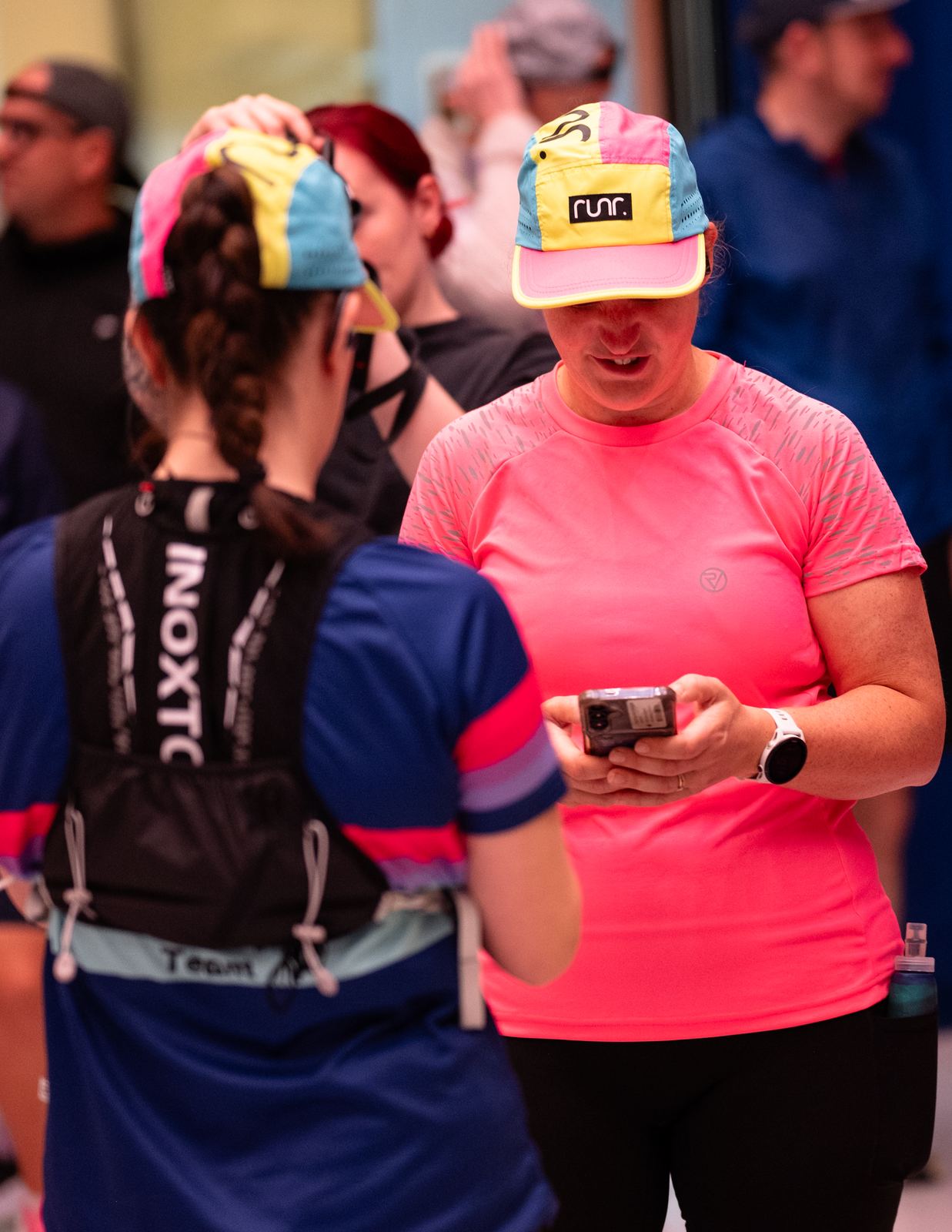 Big Glasgow Running Event - runners and the crowd on the day