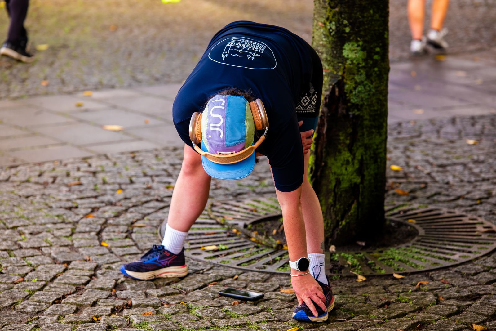 Big Glasgow Running Event - runners and the crowd on the day