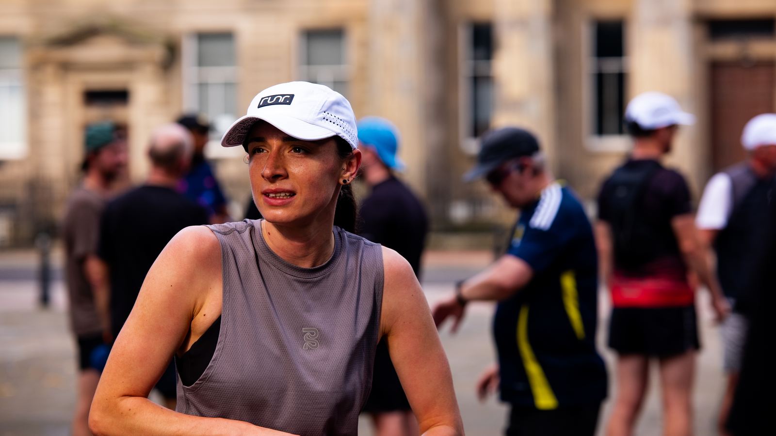 Big Glasgow Running Event - runners and the crowd on the day